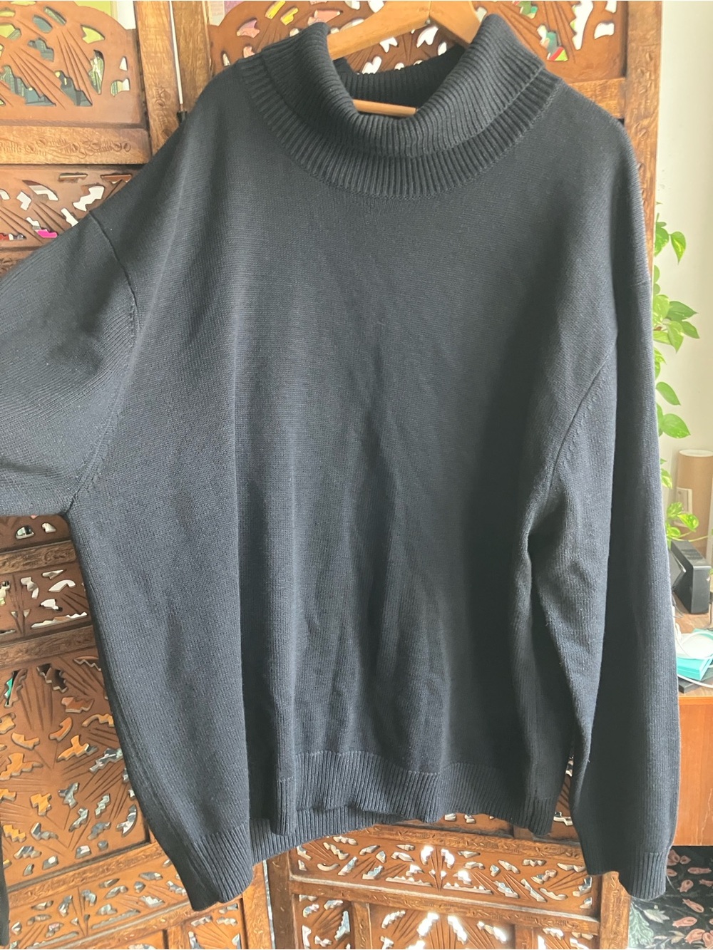 Kallspin black turtleneck sweater - Picture 2 of 8
